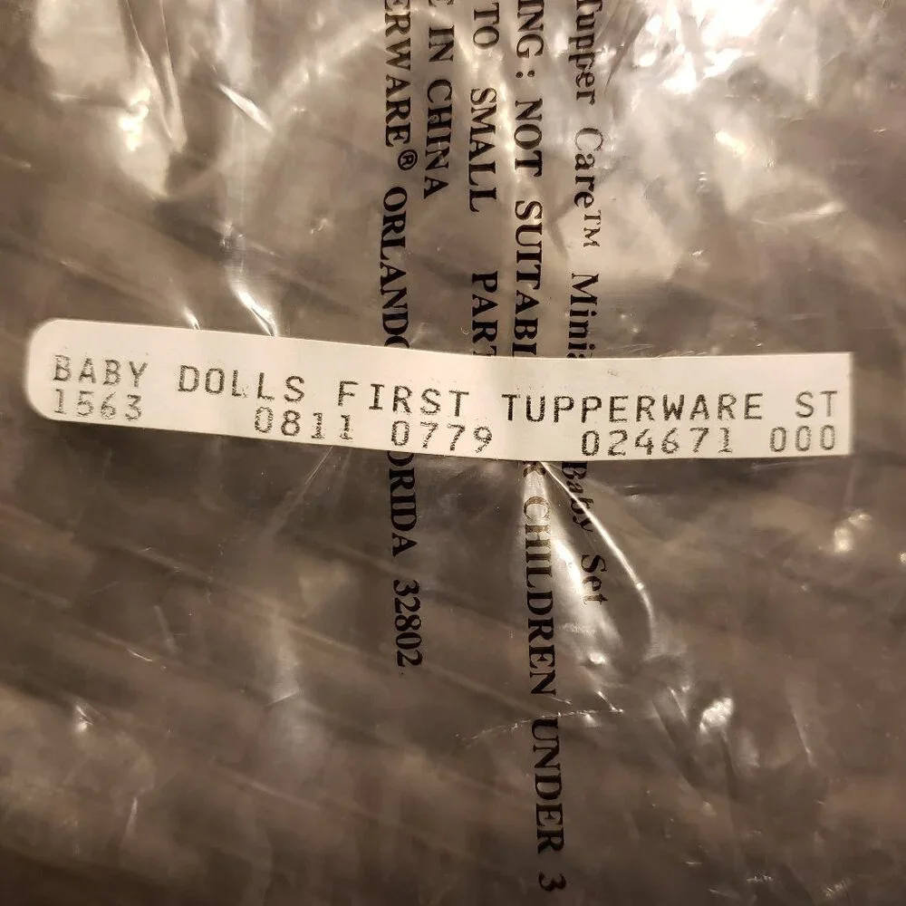 NWT Tupperware Baby Doll's First Tupperware Set - Picture 14 of 16